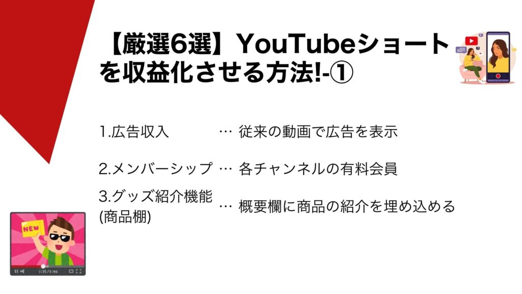 【厳選6選】YouTube Shorts(ショート)を収益化させる方法!-1